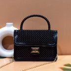 Candy Pop Mini Sling Bag – Designer PVC with Chain