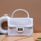 Candy Pop Mini Sling Bag – Designer PVC with Chain