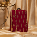 Designer Brocade Silk Fabric Clutch
