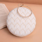 Round Ethnic Clutches