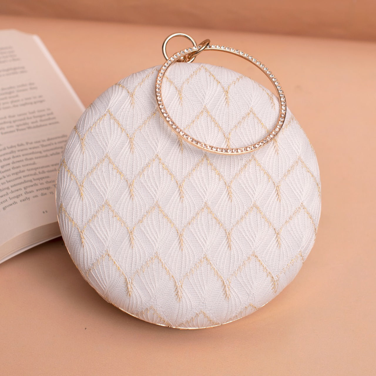 Round Ethnic Clutches