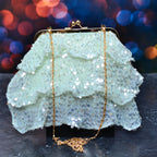 Designer Sequins Framed Potli Clutch Bag