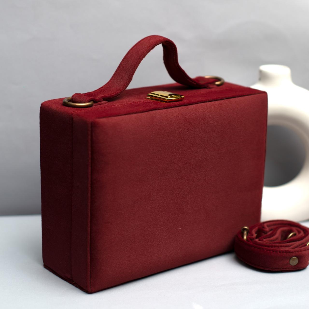 Suitcase Style Solid Bag
