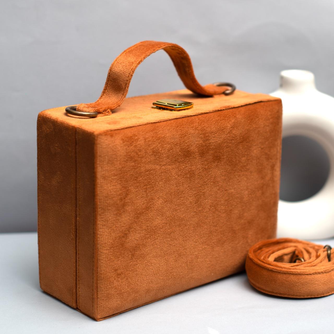 Suitcase Style Solid Bag