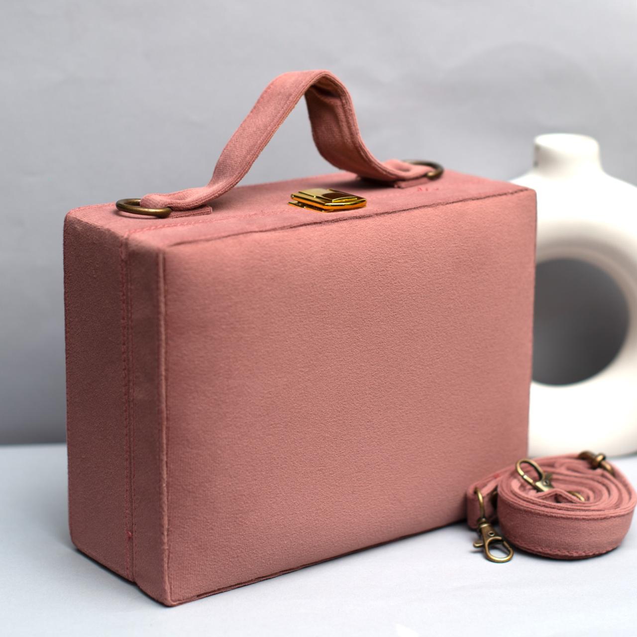 Suitcase Style Solid Bag