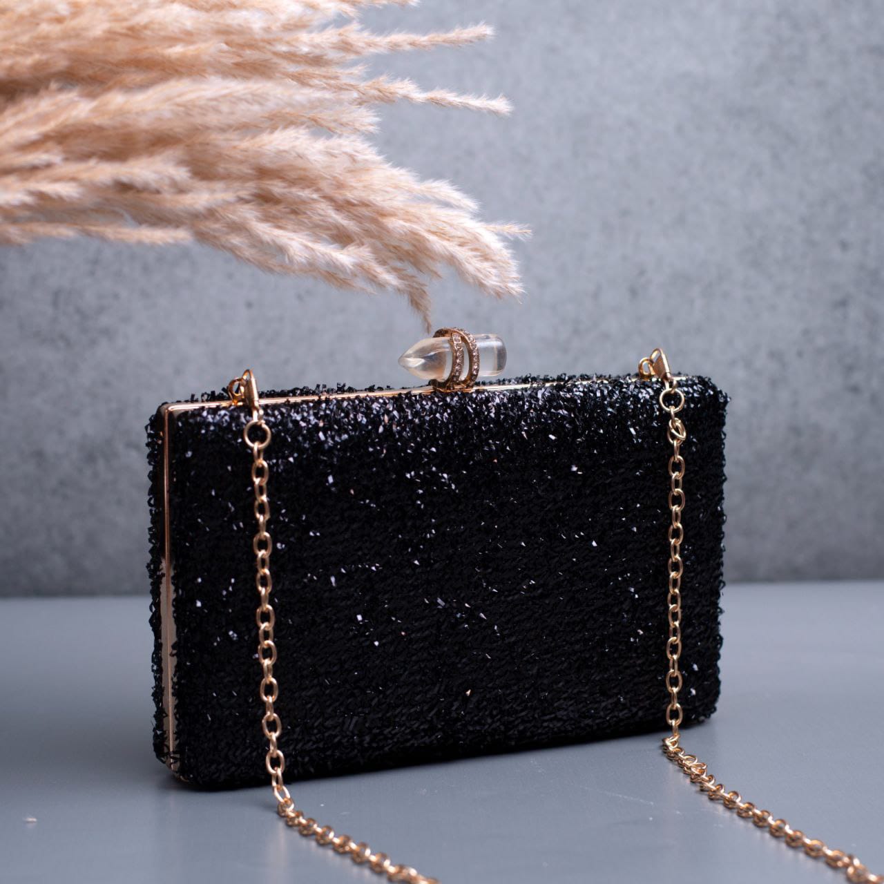 Designer Shimmer Clutch