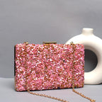 Gravel Stoned Metallic Clutch