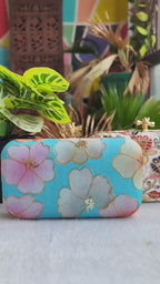 Ethnic Embroidery Clutch with Designer Knob