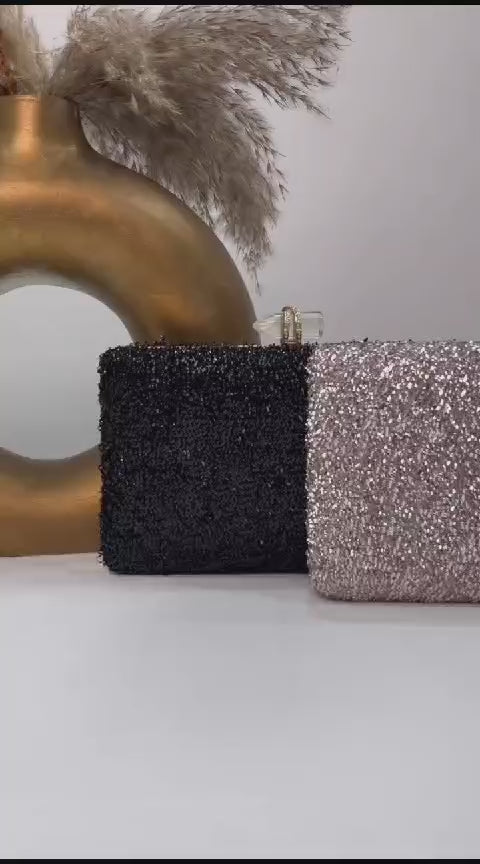 Designer Shimmer Clutch